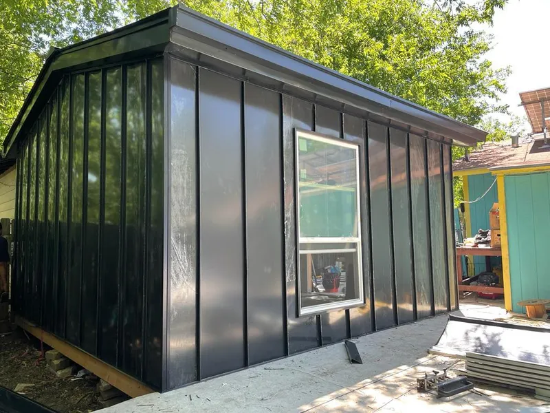 Black standing seam metal wall panels for Roof Inspection in Fort Mitchell